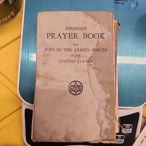 1941 WWII Jewish Prayer Book US Armed Forces Abridged JWB Military Bible READ